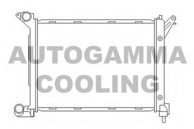 Радиатор, охлаждение двигателя AUTOGAMMA купить