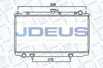 Радиатор, охлаждение двигателя JDEUS купить