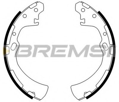 Комплект тормозных колодок BREMSI купить