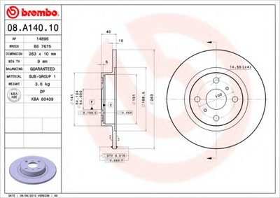 Тормозной диск BREMBO купить