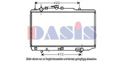 Радиатор, охлаждение двигателя AKS DASIS купить