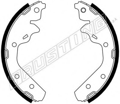 Комплект тормозных колодок TRUSTING купить