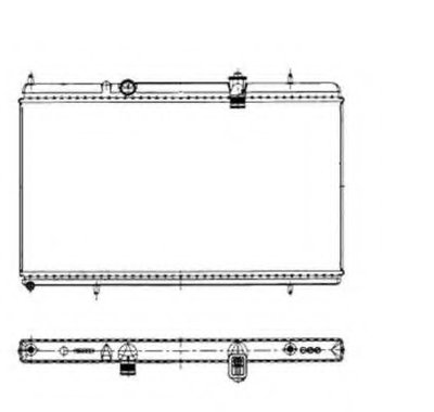 Радиатор, охлаждение двигателя NRF купить