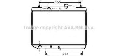 Радиатор, охлаждение двигателя AVA QUALITY COOLING купить