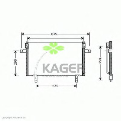 Конденсатор, кондиционер KAGER купить