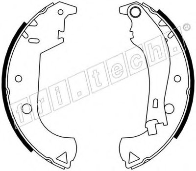 Комплект тормозных колодок fri.tech. купить