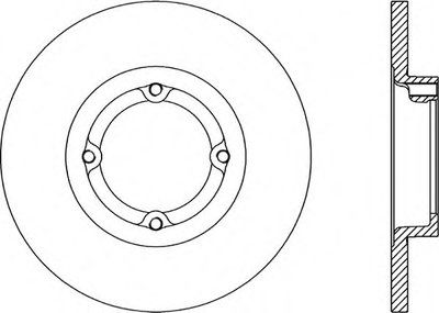 Тормозной диск ADAPTIVE OPEN PARTS купить