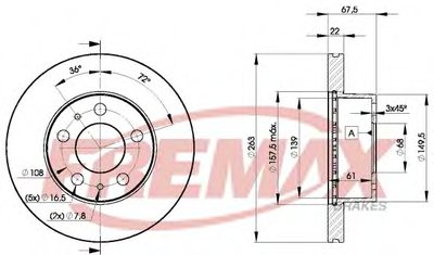 Тормозной диск Premium Carbon + FREMAX купить