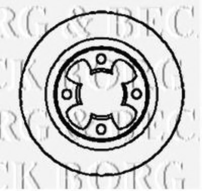 Тормозной диск BORG & BECK купить