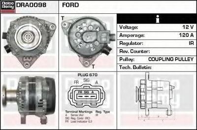 Генератор Remanufactured REMY (Light Duty) DELCO REMY купить