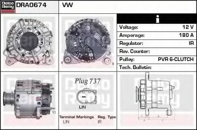 Генератор Remanufactured REMY (Light Duty) DELCO REMY купить