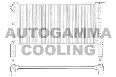 Радиатор, охлаждение двигателя AUTOGAMMA купить