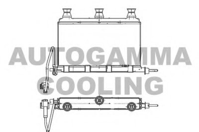 Теплообменник, отопление салона AUTOGAMMA