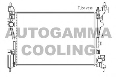Радиатор, охлаждение двигателя AUTOGAMMA купить