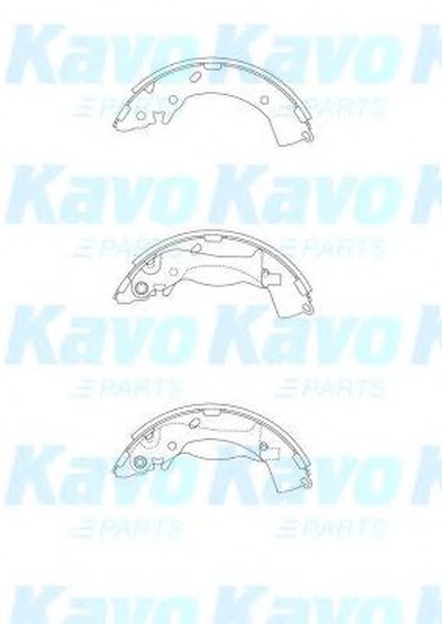 Комплект тормозных колодок MK KASHIYAMA KAVO PARTS купить