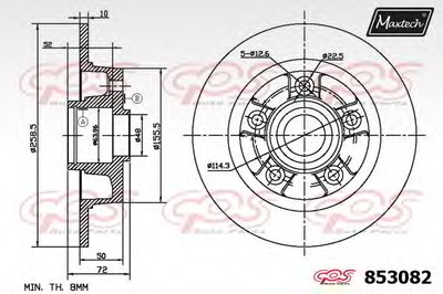 Тормозной диск R+ (Regular Plus) MAXTECH купить