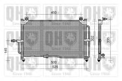 Конденсатор, кондиционер QUINTON HAZELL купить