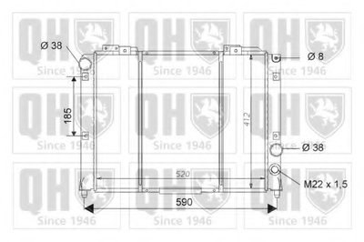 Радиатор, охлаждение двигателя QUINTON HAZELL купить