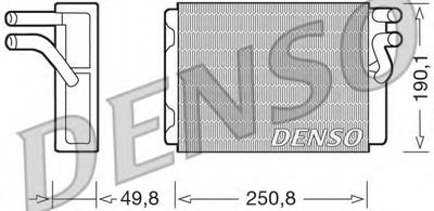 Теплообменник, отопление салона DENSO