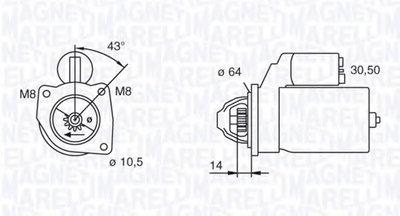 Стартер MAGNETI MARELLI купить