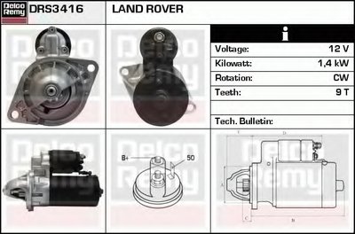 Стартер Remanufactured REMY (Light Duty) DELCO REMY купить