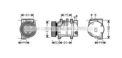 Компрессор, кондиционер AVA QUALITY COOLING купить