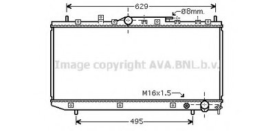 Радиатор, охлаждение двигателя AVA QUALITY COOLING купить