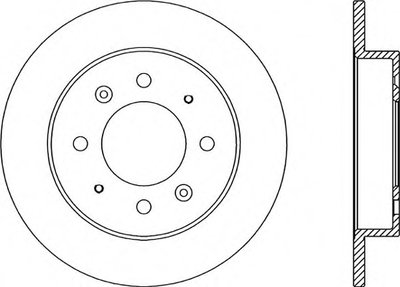 Тормозной диск ADAPTIVE OPEN PARTS купить