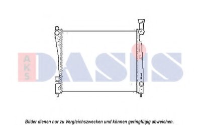 Радиатор, охлаждение двигателя AKS DASIS купить