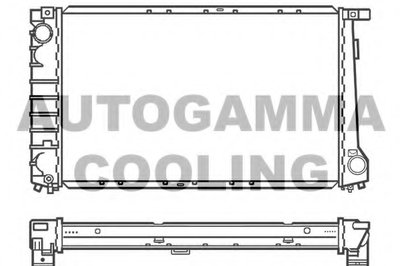 Радиатор, охлаждение двигателя AUTOGAMMA купить