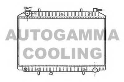 Радиатор, охлаждение двигателя AUTOGAMMA купить