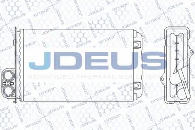 Теплообменник, отопление салона JDEUS