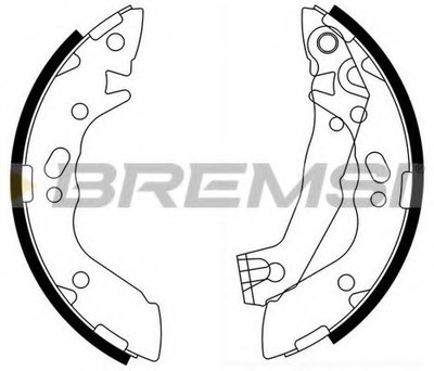 Комплект тормозных колодок BREMSI купить
