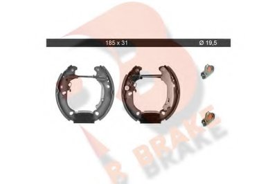 Комплект тормозных колодок R BRAKE купить