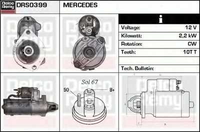Стартер Remanufactured REMY (Light Duty) DELCO REMY купить