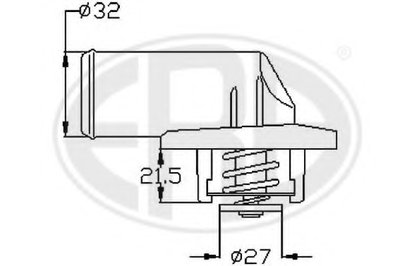 Термостат, охлаждающая жидкость ERA купить