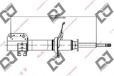 Амортизатор DJ PARTS купить