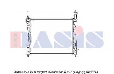 Радиатор, охлаждение двигателя AKS DASIS купить