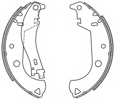 Комплект тормозных колодок ADVANCE OPEN PARTS купить