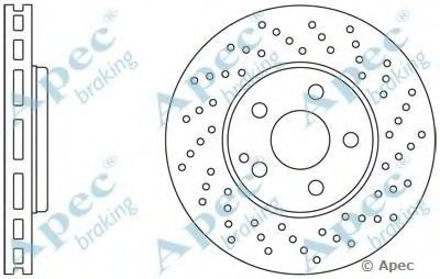 Тормозной диск APEC braking купить