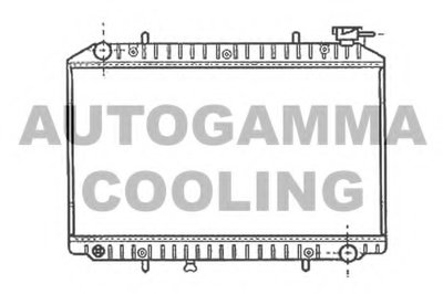 Радиатор, охлаждение двигателя AUTOGAMMA купить