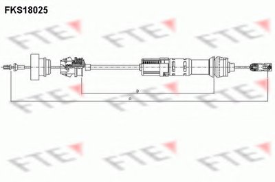 Тросик сцепления FTE
