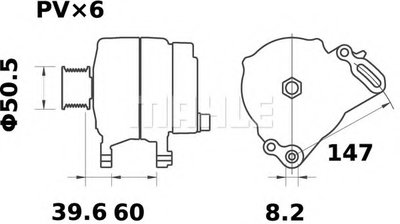 Генератор MAHLE ORIGINAL купить