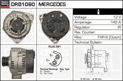 Генератор Remanufactured REMY (Light Duty) DELCO REMY купить