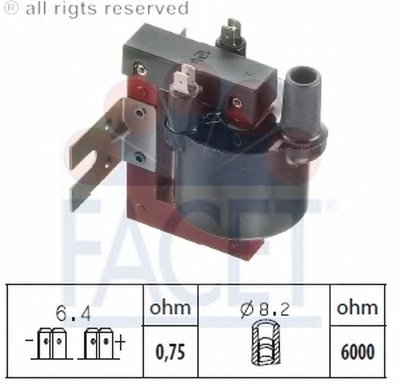 Катушка зажигания FACET купить