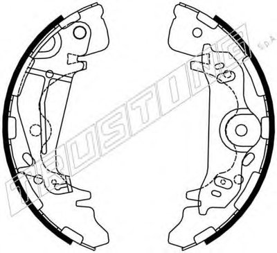 Комплект тормозных колодок TRUSTING купить