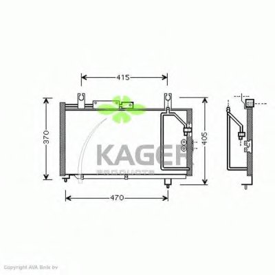 Конденсатор, кондиционер KAGER купить