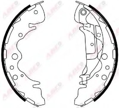 Комплект тормозных колодок ABE купить