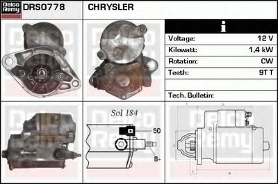 Стартер Remanufactured REMY (Light Duty) DELCO REMY купить