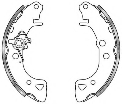 Комплект тормозных колодок ADVANCE OPEN PARTS купить